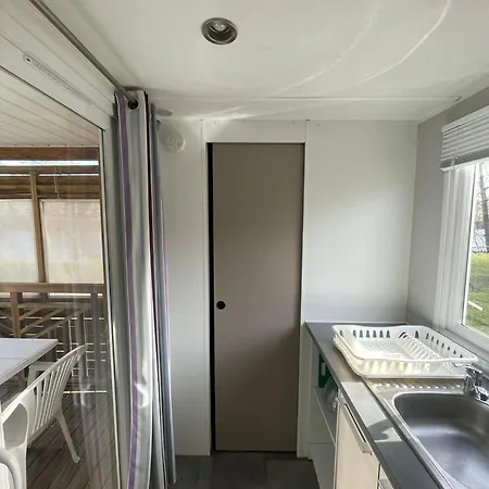 Campingplatz Mobil-home 2 Cote Riviere Ebreuil